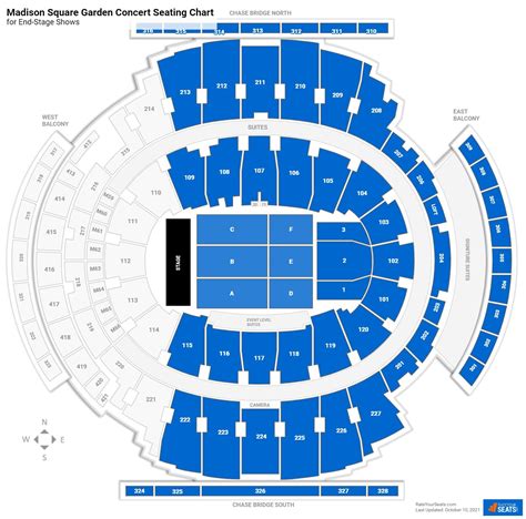 The most detailed interactive Madison Square Garden seating chart available, with all venue configurations. Includes row and seat numbers, real seat views, best and worst seats, event schedules, community feedback and more. ... As one of the busiest venues in the world, with over 19,000 seat capacity, The Garden hosts the most …
